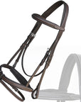 Replacement Crownpiece of ExionPro Fully Padded Snaffle Bridle with U Shaped Detachable Flash