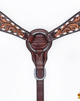 Hilason Western Horse Tack Set American Leather Sunflower