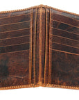 American Darling ADBG390PKCHE Wallet Hair-On Genuine Leather Women Bag Western Handbag Purse
