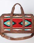 American Darling Duffel Hair On Genuine Leather Women Bag Western Handbag Purse