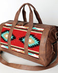 American Darling Duffel Hair On Genuine Leather Women Bag Western Handbag Purse