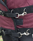 Hilason 1200D Ripstop Waterproof Turnout Winter Horse Blanket Wine