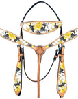 Western Horse Headstall Breast Collar Set American Leather Hilason