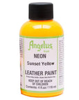 Angelus Neon Acrylic Leather Paint 4 Oz.