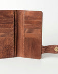 American Darling ADBG447 Wallet Hand Tooled Genuine Leather Women Bag Western Handbag Purse