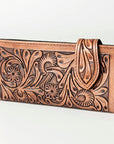 American Darling ADBG454 Wallet Hand Tooled Genuine Leather Women Bag Western Handbag Purse