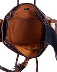 American Darling ADBG455 Duffel Hair-On Genuine Leather Women Bag Western Handbag Purse