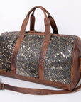 American Darling ADBGS174BRAHACGO Duffel Hair On Genuine Leather Women Bag Western Handbag Purse