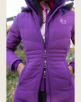 Purple Duck Down Riding Jacket