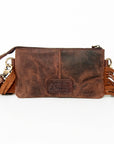 American Darling Small Crossbody Hand Tooled Hair On Genuine Leather women bag western handbag purse