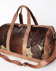 American Darling ADBGS174BRAC2 Duffel Hair On Genuine Leather Women Bag Western Handbag Purse