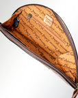 American Darling Taco Hand Tooled Genuine Leather Women Bag Western Handbag Purse