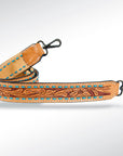 American Darling ADSTF102 Hand Tooled Genuine Leather Crossbody Handle Strap For Bags