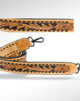 American Darling ADSTF110 Hand Tooled Genuine Leather Crossbody Handle Strap For Bags