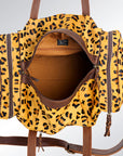 American Darling Duffel Hair On Genuine Leather Women Bag Western Handbag Purse