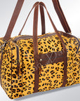 American Darling Duffel Hair On Genuine Leather Women Bag Western Handbag Purse