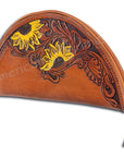 American Darling Taco Hand Tooled Genuine Leather Women Bag Western Handbag Purse