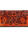 American Darling ADBG486A Wallet Hand Tooled Genuine Leather Women Bag Western Handbag Purse