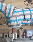 Horse Fly Sheet Uv Protect Mesh Bug Mosquito Summer Turquoise Grey