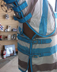 Horse Fly Sheet Uv Protect Mesh Bug Mosquito Summer Turquoise Grey
