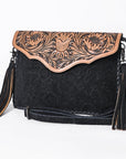 American Darling ADBGD113 Envelope Hand Tooled Genuine Leather Women Bag Western Handbag Purse