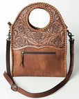 American Darling ADBGH117 Clutch Hand Tooled Genuine Leather Women Bag Western Handbag Purse