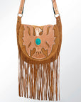 American Darling ADBGH125 Crossbody Hand Tooled Genuine Leather Women Bag Western Handbag Purse