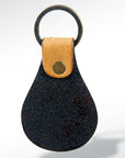 American Darling ADKR143 Hand Tooled Carved Genuine Leather Keyring