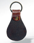 American Darling ADKR146 Hand Tooled Carved Genuine Leather Keyring