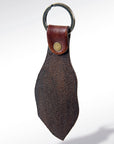 American Darling ADKR160 Hand Tooled Carved Genuine Leather Keyring