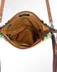 American Darling Saddle Blanket Genuine Leather Women Bag Western Handbag Purse