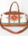 American Darling Duffel Saddle Blanket Genuine Leather Women Bag Western Handbag Purse