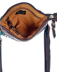 American Darling ADBGZ179 wristlet Hand Tooled Saddle Blanket Genuine Leather Women Bag Western Handbag Purse