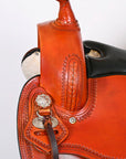 Western American Leather Horse Saddle Wide Gullet Trail Hilason