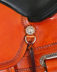 Western American Leather Horse Saddle Wide Gullet Trail Hilason