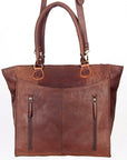 American Darling ADBGI114 Tote Hand Tooled Genuine Leather Women Bag Western Handbag Purse
