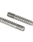 Hilason 1 Inch Horse Saddle Screw Adaptors Zinc Plated