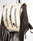 ADBGZ196BRW American Darling Saddle Blanket Genuine Leather Women Bag Western Handbag Purse