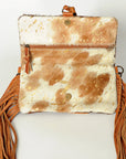 American Darling ADBG526ACGO Wallet Hand Tooled Hair-On Genuine Leather Women Bag Western Handbag Purse