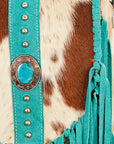 American Darling Crossbody Hair on Genuine Leather Women Bag Western Handbag