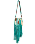 American Darling Crossbody Hair on Genuine Leather Women Bag Western Handbag