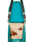 American Darling Crossbody Hair on Genuine Leather Women Bag Western Handbag