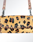 American Darling ADBG514BR Small Crossbody Hand Tooled Genuine Leather Women Bag Western Handbag Purse