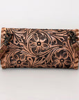 American Darling ADBG514BR Small Crossbody Hand Tooled Genuine Leather Women Bag Western Handbag Purse