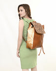 American Darling Backpack Hair On Genuine Leather Women Bag Western Handbag Purse
