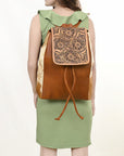 American Darling Backpack Hair On Genuine Leather Women Bag Western Handbag Purse