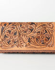 American Darling ADBG486A Wallet Hand Tooled Genuine Leather Women Bag Western Handbag Purse