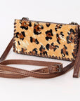 American Darling ADBG535BR Wallet Hand Tooled Genuine Leather Women Bag Western Handbag Purse