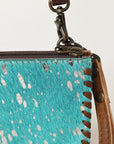 American Darling ADBG535BR Wallet Hand Tooled Genuine Leather Women Bag Western Handbag Purse