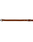 1/2 In X 18 In Hilason Horse Leather Back Cinch Connector Strap W/ Snap